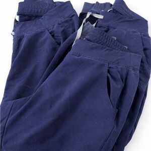 Lot of 3 Figs L/P Scrub Pants Joggers Navy Blue
